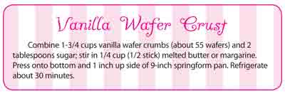Vanilla Wafer Crust